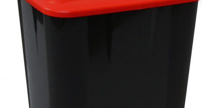 Compare Italplast Waste Separation Bin Landfill 32L Black Bin Red Lid