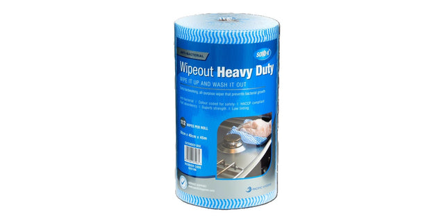 Sorb-X Wipeout Heavy Duty Cloth - 112 per roll