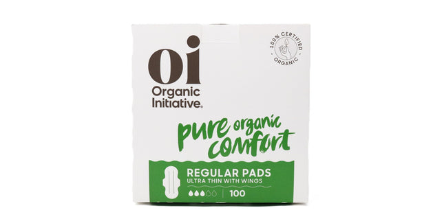 Oi Organic Pads Regular Pack 100