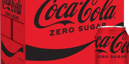 Coca Cola Soft Drink Cans Zero Sugar 330ml Pack 24