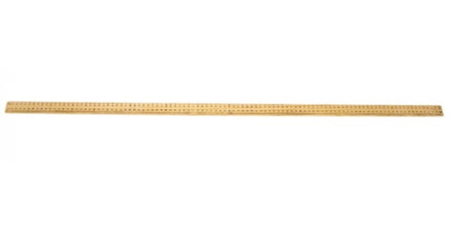 Warwick Ruler Wooden 100cm