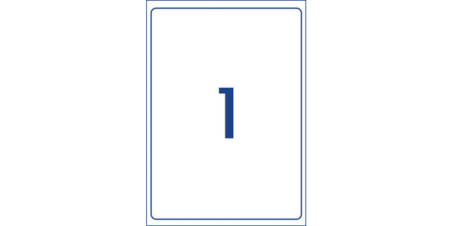 Avery Shipping Labels Inkjet Printer 936085 199.6 x 289.1mm 1 Per Sheet White Pack 50