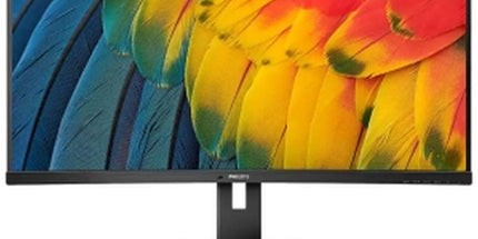 Philips Ultrawide 34in WQHD USB-C Docking Monitor with 5MP Windows Hello Webcam & PD 100W