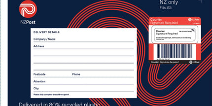 Courierpost Mailer Bag Signature Required A5 185mm x 280mm Pack 25