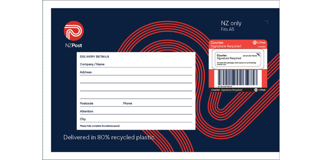 Courierpost Mailer Bag Signature Required A5 185mm x 280mm Pack 25