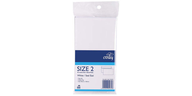 Croxley Envelope Seal Easi Size 2 92mm x 165mm White Pack 20