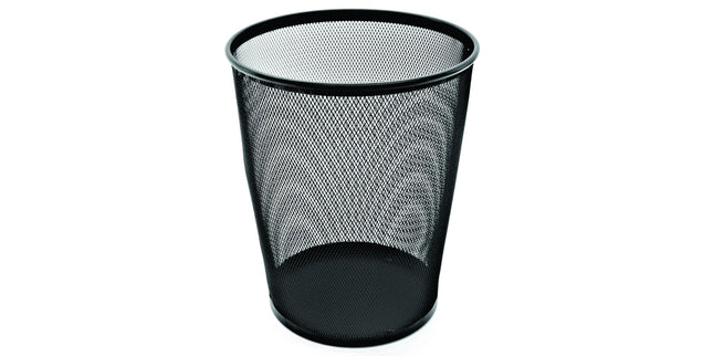 Esselte Waste Paper Bin Mesh Round 19L Black
