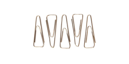 NXP Paper Clips Triangular Steel 33mm Box 100