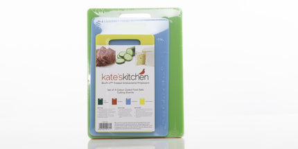 Kates Cutting Boards Mixed Colours Set of 4