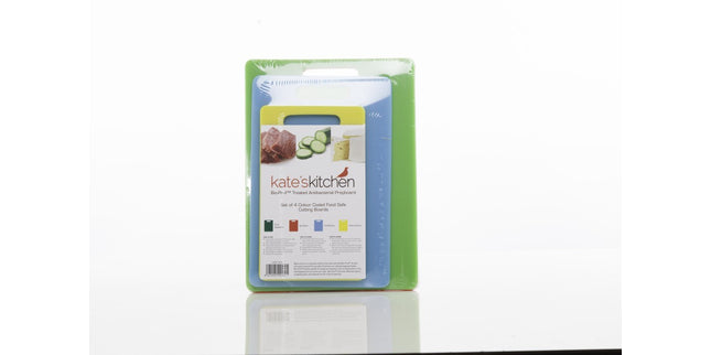 Kates Cutting Boards Mixed Colours Set of 4