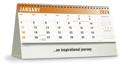 Easy2C Focus 2026 Desk Calendar