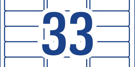 Avery Address Labels Sure Feed Laser Printer 959060 / L7157 64 x 24.3mm 33 Per Sheet Pack 3300