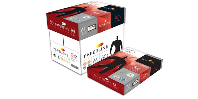 Paperline A4 Carbon Neutral Copy Paper 80gsm White Ream 500 Box 5