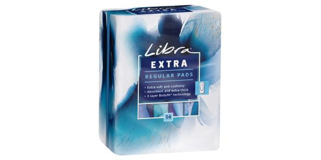 Libra Extra Pads Regular Pack 14 Carton 6