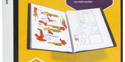 Marbig Display Book A3 20 Pocket Black