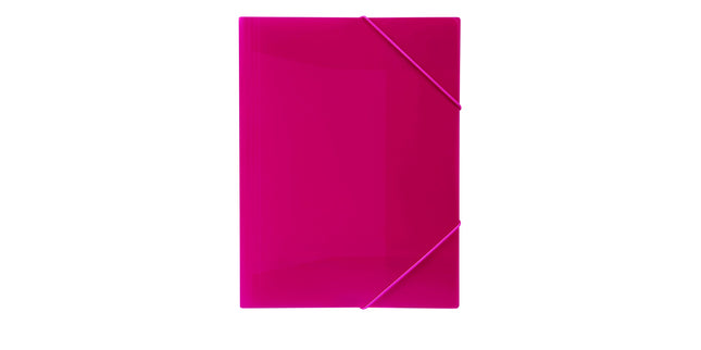 Marbig Document Wallet Polypropylene Elastic Closure A4