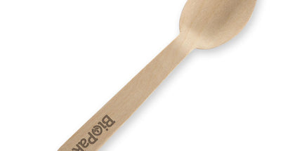 BioPak Wooden Teaspoon FSC 100mm Pack 100