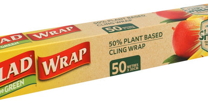 Gladwrap To Be Green Cling Wrap Plant Based 50m X 30cm