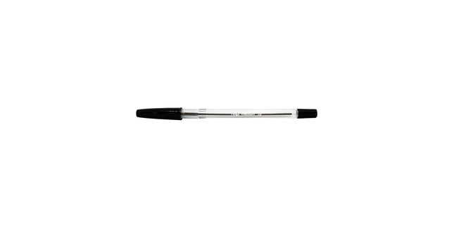 NXP Ballpoint Pen Capped Medium 1.0mm Black Box 50