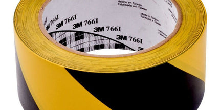 3M 766 Vinyl Tape 50mmx33m Yellow/black