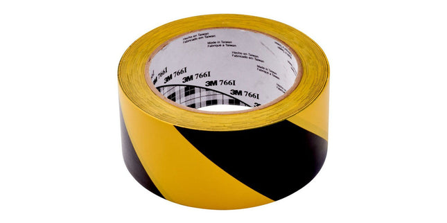3M 766 Vinyl Tape 50mmx33m Yellow/black