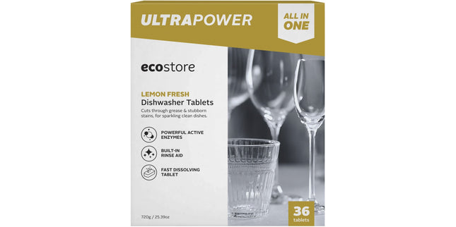 ecostore Dish Washer Tablets Ultra Power 36pk