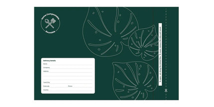 Ecopack Mail Courier Bag Compostable Resealable 250 x 330mm 60mm Flap A4 Green Pack 25