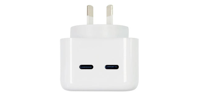 Dynamix 35W Dual Port USB-C/C PD Wall Charger Power Adapter