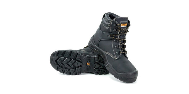 Wolf Lace Up Steel Cap Boot