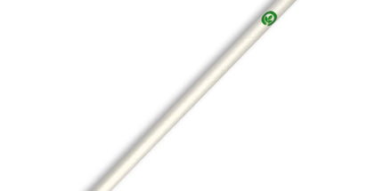 BioPak Paper Straw FSC 6mm x 197mm White Pack 250