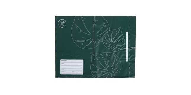 Ecopack Courier Bags Compostable Resealable A3 400x440mm 70mm Flap Green Pack 25