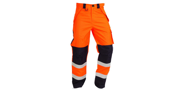 Bison Arcguard Raintrouser Stamina Fr and Antistatic Orange/Black