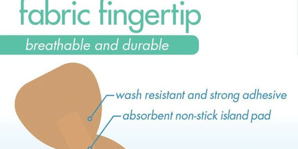 Help-it Fabric First Aid Plasters Fingertip Box 50