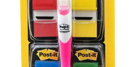 Post-it Adhesive Flags 680-SH2 Value pack 25 x 43mm Assorted Colours Pack 4