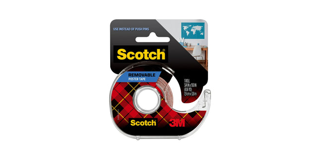 Scotch Poster Tape Removeable 109s 19mm x 3.8m