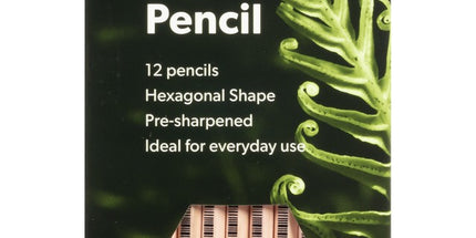 Icon Pencil HB Lead Hexagonal Natural Pack 12