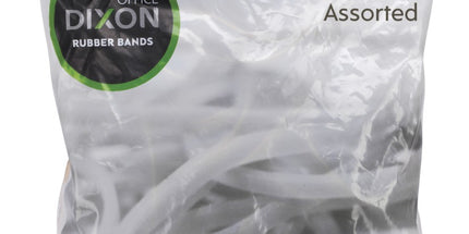 Dixon Rubber Bands Assorted sizes Bag 500g