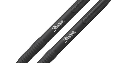 Sharpie S-Gel Pen Metal Barrel Black Pack 2