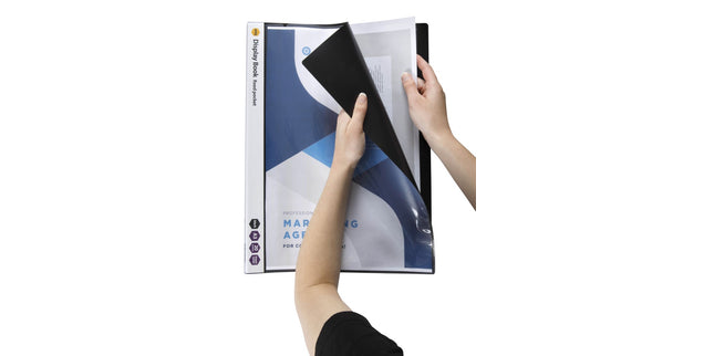Marbig Display Book A3 20 Pocket Black