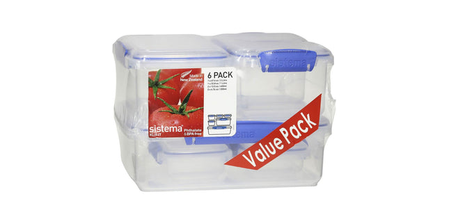 Sistema Klip It Rectangular Pack 6