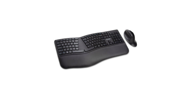 Kensington Pro Fit Ergo Dual Wireless Keyboard and Mouse Black