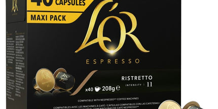 L'OR Espresso Ristretto Coffee Capsules Box 40