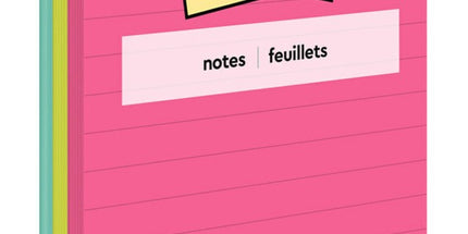 Post-it Self Adhesive Notes 660-3AN Lined 101 x 152mm Poptimistic Pack 3