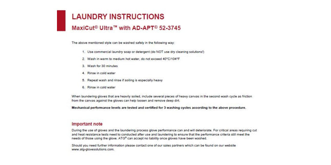 ATG Maxicut Ultra Safety Gloves