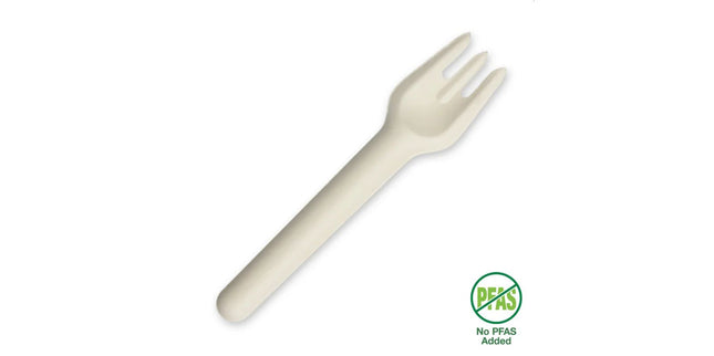 BioPak Fork Compostable Bagasse Sugarcane 150mm Pack 50
