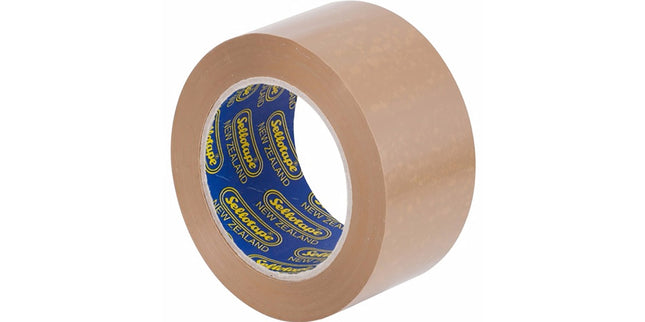 Sellotape PP Carton Tape 1546 48mm x 100m Brown Roll