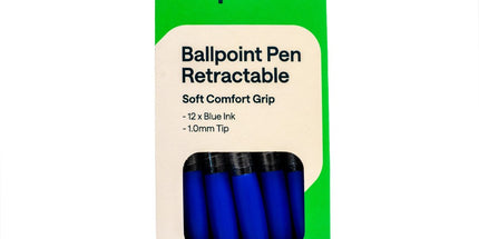 Cargo Ballpoint Pen Retractable Grip 1.0mm Blue Box 12