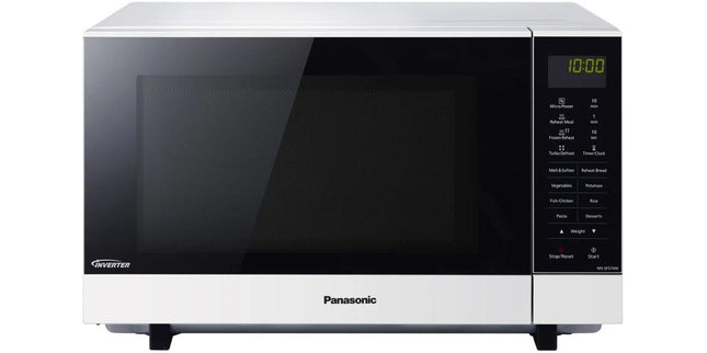 Panasonic 27l 1000w Flatbed Inverter Micrwave Oven White