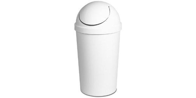 Sterlite Swing Top Tidy Round 11.4L White