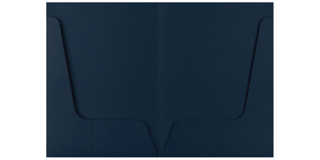 FM Presentation Folder Double Pocket A4 240gsm Navy